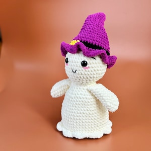 Halloween Amigurumi Ghost Crochet Pattern: Easy DIY Plush (PDF)