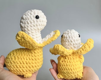 Bananasaurus Crochet Pattern Bundle: No-Sew Amigurumi Dinosaur (PDF)