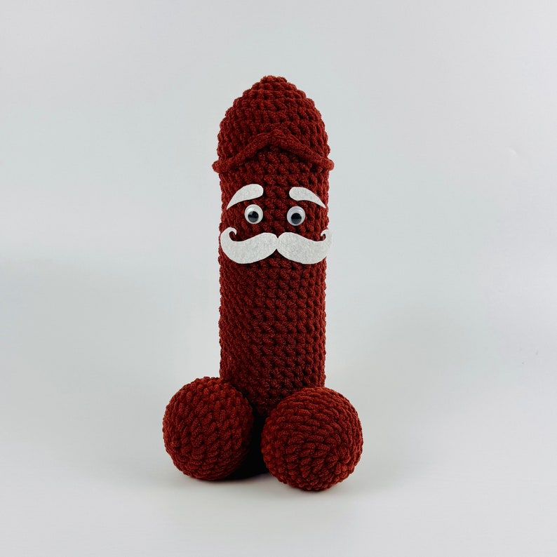 Cute and festive crochet surprise Christmas decoration