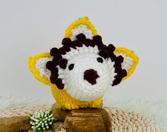 Bananasaurus Crochet Pattern: No Sew Amigurumi Dinosaur (PDF Pattern)