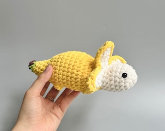 Bananasaurus Crochet Pattern: No-Sew Stegosaurus Amigurumi (PDF Pattern)