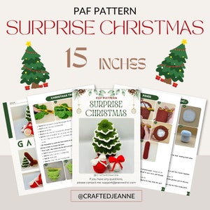 No-sew Christmas amigurumi with a fun twist