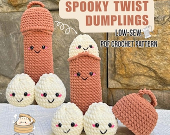 Crochet Dumplings Pattern, Naughty Surprise Amigurumi PDF, Adult Humor Crochet