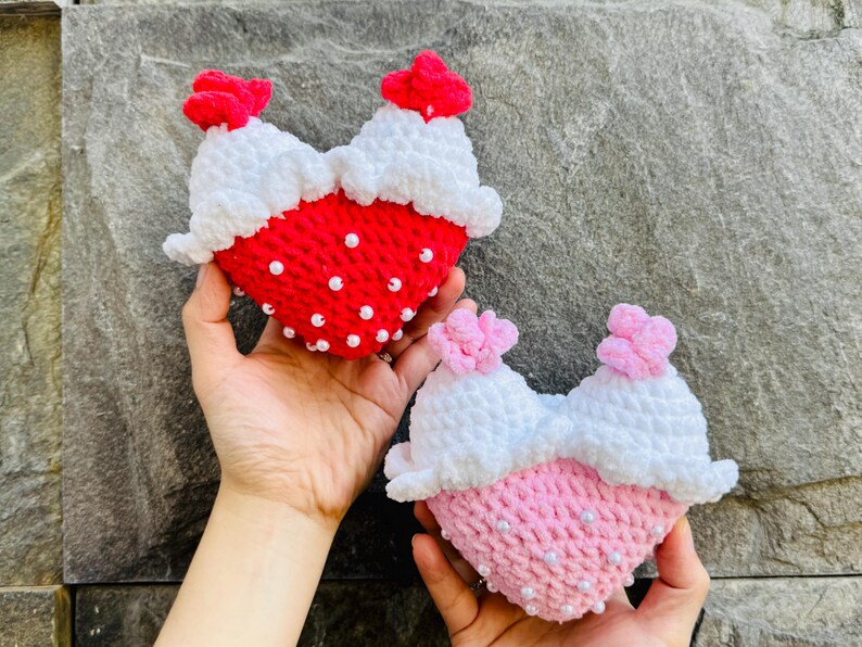 Beginner-friendly heart crochet pattern digital download