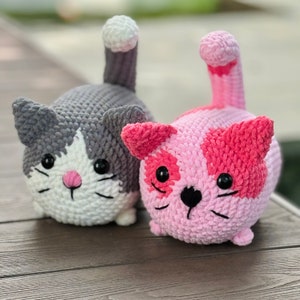Loaf Cat Crochet Pattern Bundle: No-Sew Amigurumi (PDF)