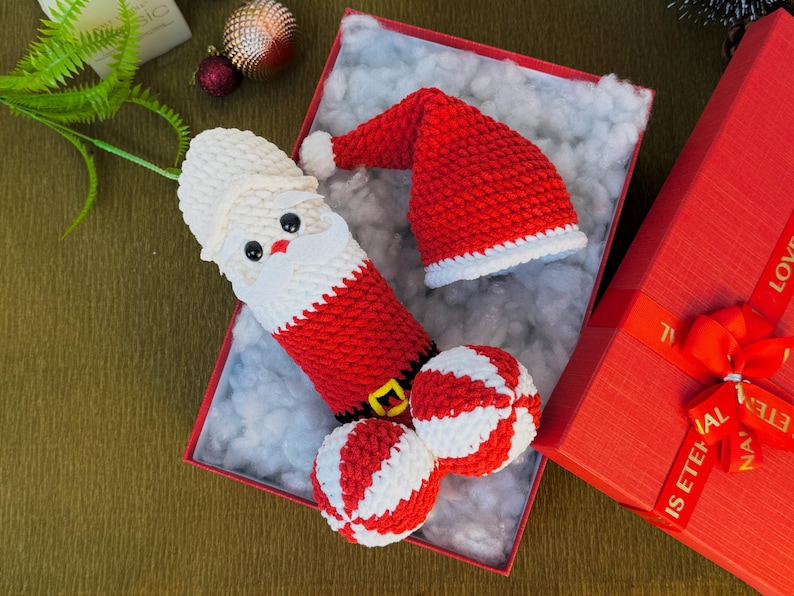 Santa Claus Christmas crochet pattern bundle PDF