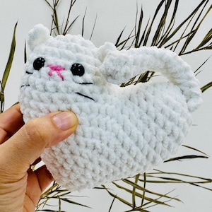 DIY Valentine crochet stuffed animal gift idea