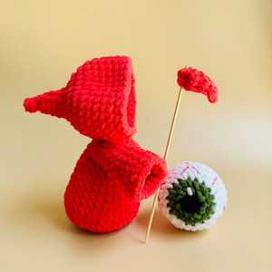 Soft and eerie Grim Reaper plush amigurumi tutorial