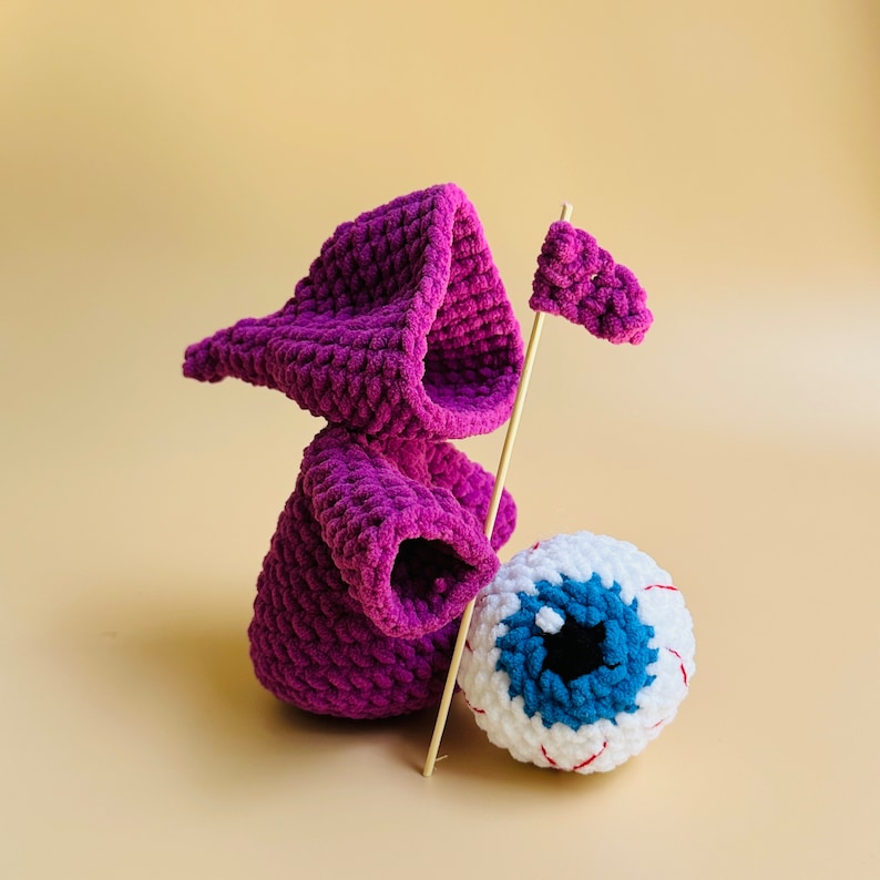 Easy Halloween amigurumi Grim Reaper digital download