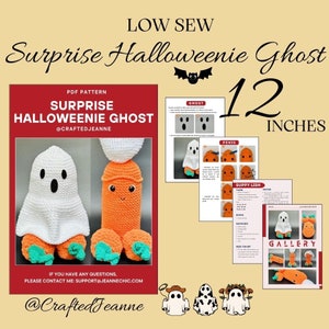 Surprise Halloweenie Ghost pattern