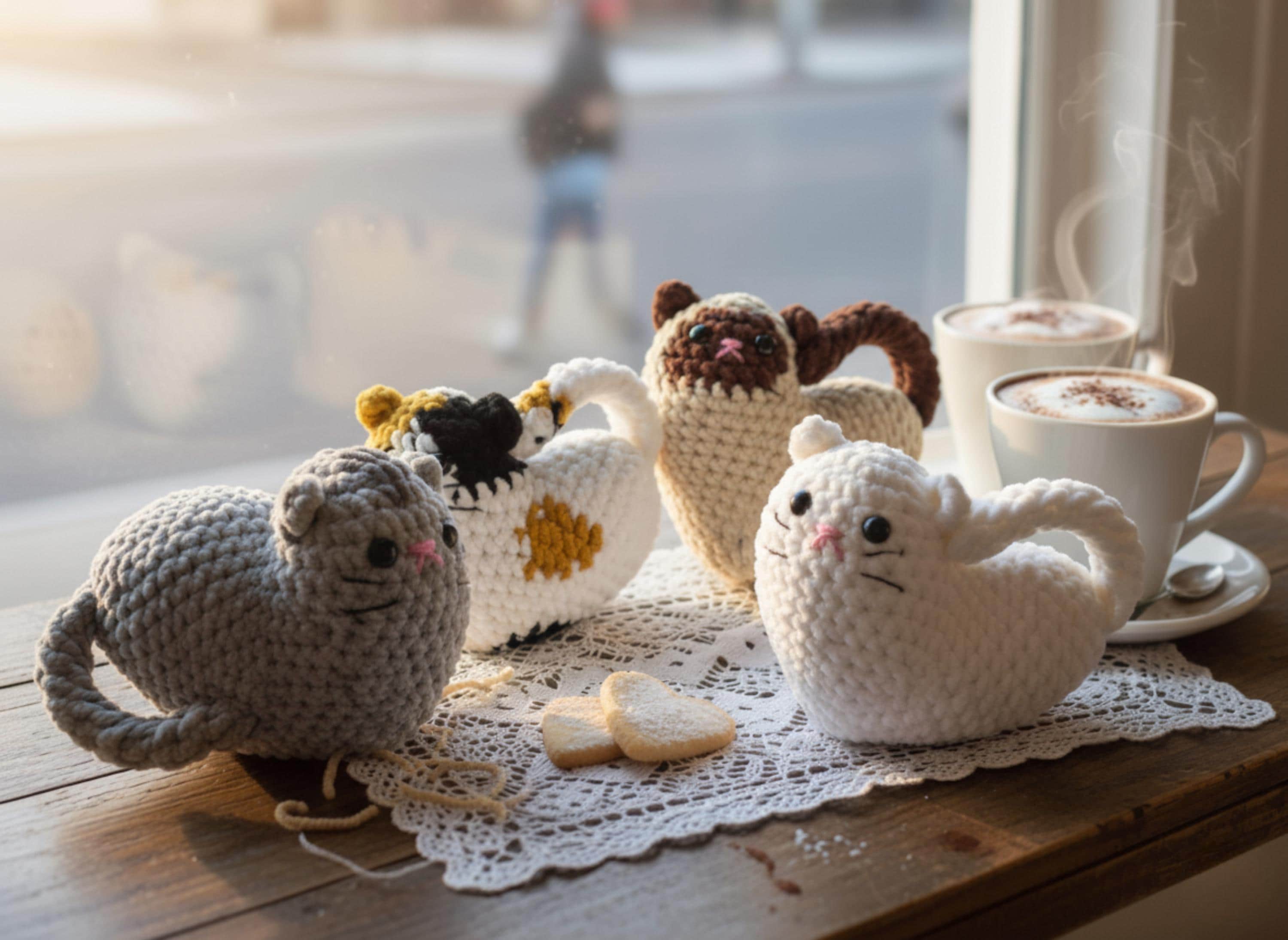 30 Valentine Crochet Patterns to Make for Gifts, Decor, and Cozy Seasonal Touches 8 Heart Cat Amigurumi Pattern