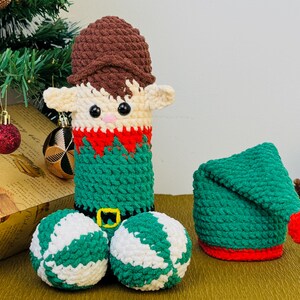 Step-by-step Christmas character crochet pattern PDF