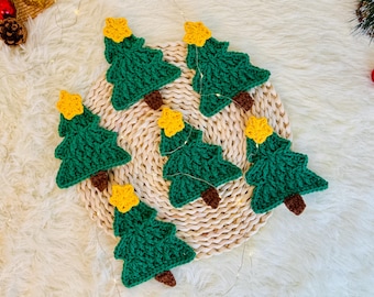 Christmas Tree Crochet Pattern: Decoration & Garland (PDF Pattern)