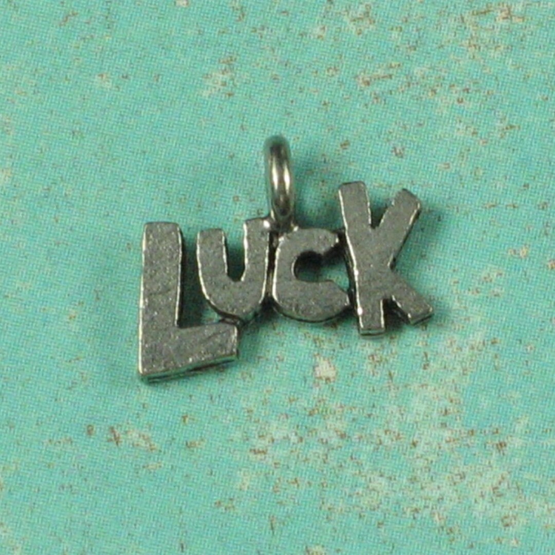 6 Antique Silver Lucky Charm Jewelry Findings 581 Etsy UK