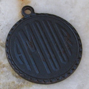 Amour French Charms Bronze Jewelry Finding 654