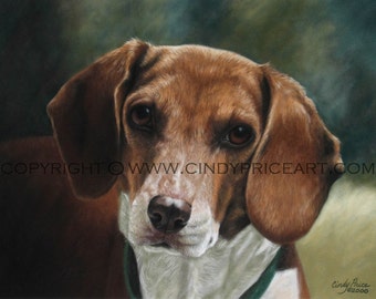 Custom Pet Portrait - original pastel painting dog, cat, horse, bird....