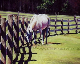 Morning Shadows - ORIGINAL pastel painting