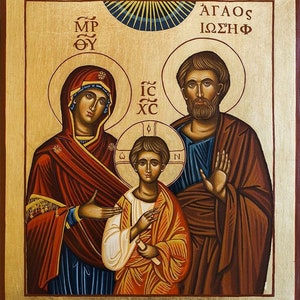 Saint Family V17 Poster Print Art Home Wall Decor Catholic Painting