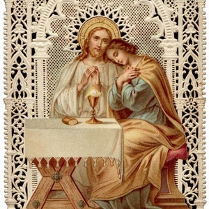 Saint Family V33 Poster Print Art Home Wall Decor Catholic Painting