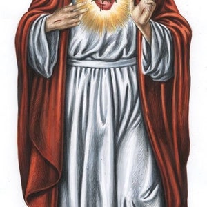 Jesus Christ V65 Poster Print Art Home Wall Decor Catholic Painting