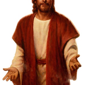 Jesus Christ V10 Poster Print Art Home Wall Decor Catholic Painting
