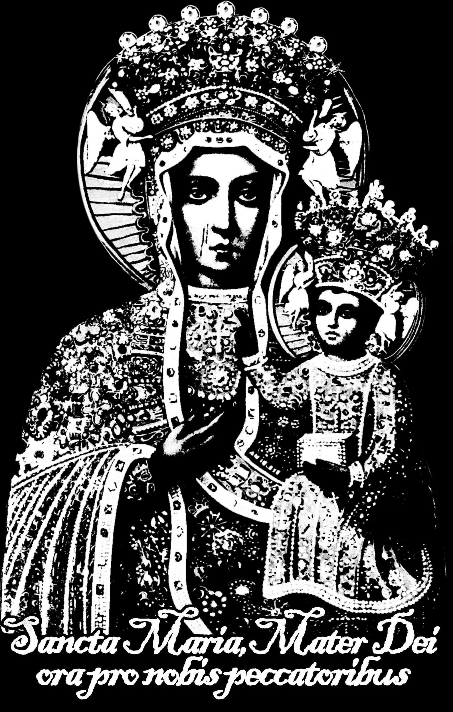 Our Lady of Czestochowa V2 Poster Print Art Home Wall Decor Catholic ...