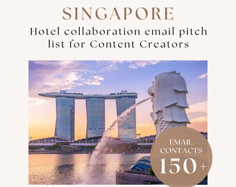 Singapore - Hotel Collaboration Email Pitch List