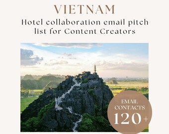 Vietnam - Hotel Collaboration Email Pitch List