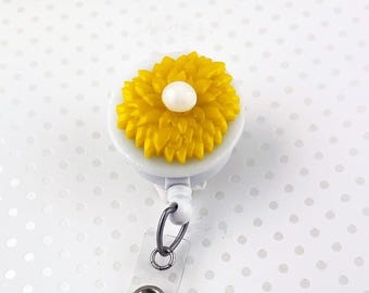 Fused Glass Badge Reel
