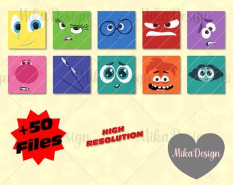 Emotions Faces Cliparts, emotions Svg, Emotions Tshirt