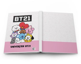 BT21 Character Stack Hardcover Journal | Lined Notebook