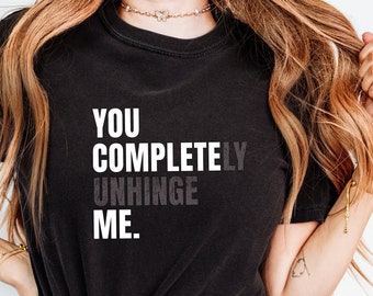 Camiseta sarcástica "Me desquicias" - Camiseta de moda con colores cómodos
