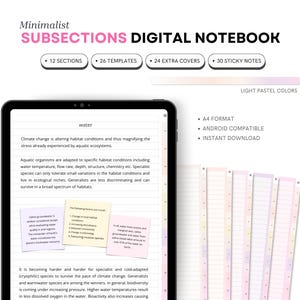 Samsung Notes Digital Notebook: Pastel Covers - Sticky Notes