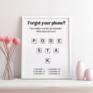 Forgot Your Phone Bathroom Prints Bathroom Wall Decor Guest Bathroom