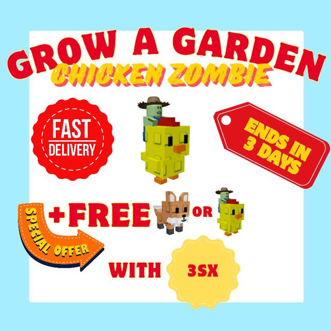 あ～にゃん214315ページ Chicken Zombie | Grow a Garden - Etsy