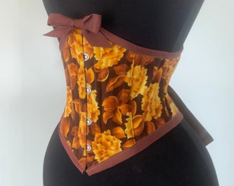Handgemaakt klaar om te verzenden Sample Sale gemaakt door professionele corsetiere La Belle Fairy Victoriaanse onderborst korset Waspie Cincher Zwitserse taille
