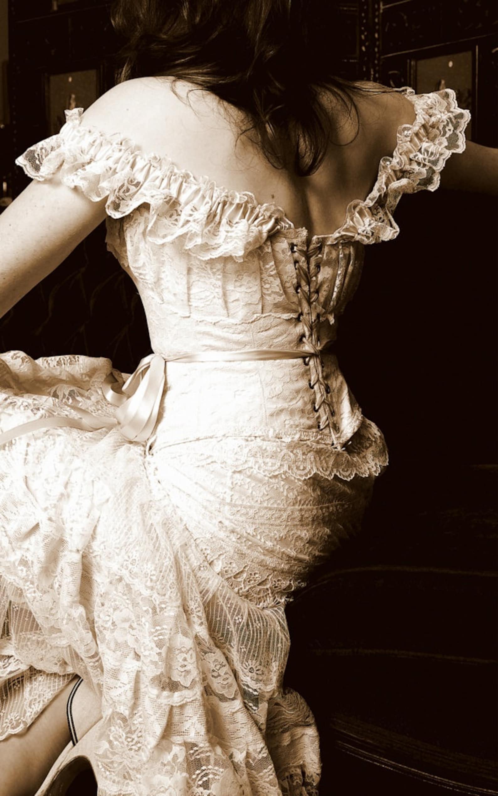 ROSAMONDE Victorian Corset Wedding Dress