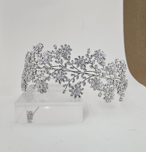 Swarovski Crystal Luxury Wedding Hairpiece, Bridal Headband, Wedding Headpiece, Quinceanera Jewelry
