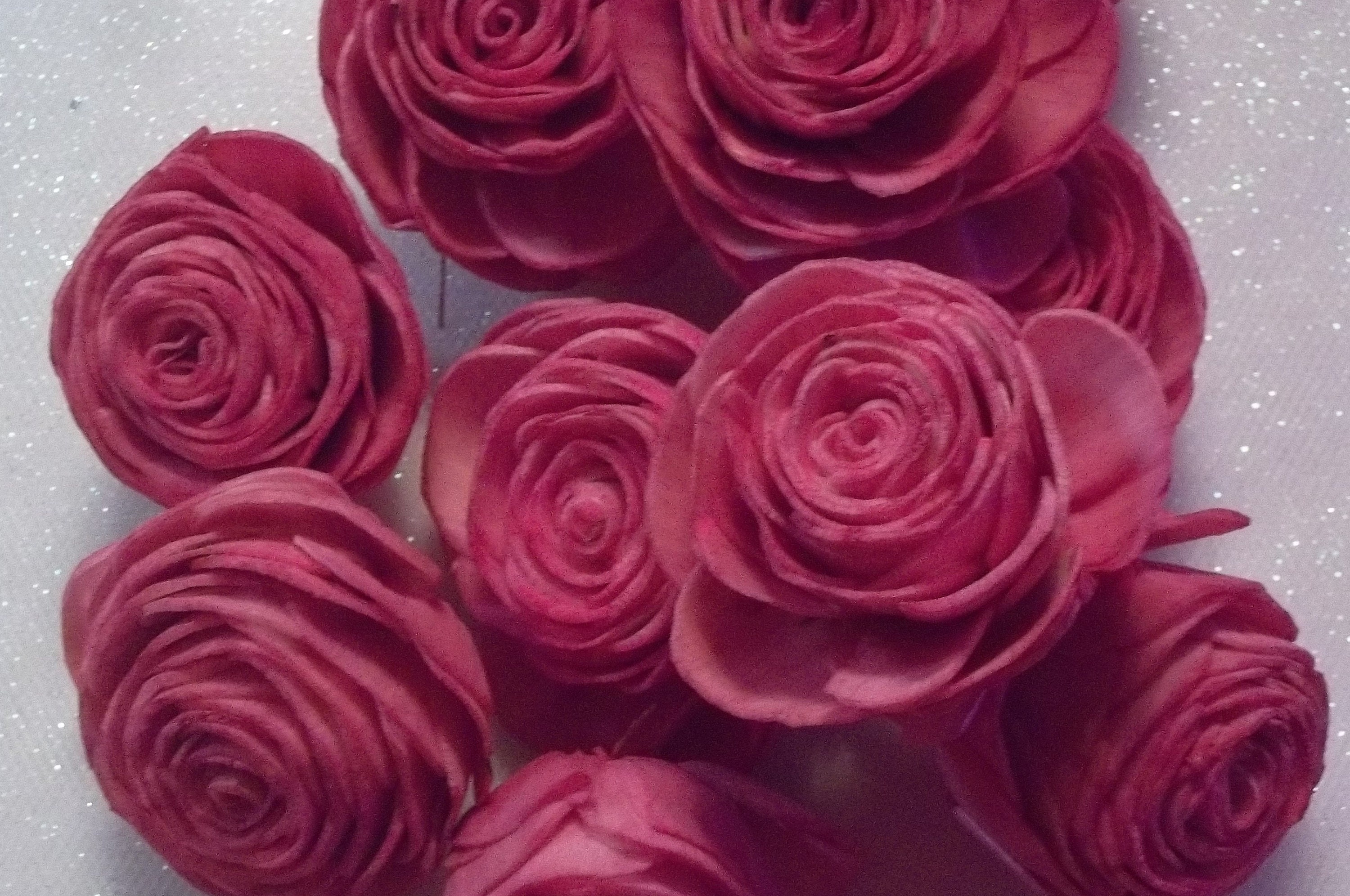 Sola Wood Beauty RosesSet of 10/Sola Wood Flowers/Sola Wood Etsy