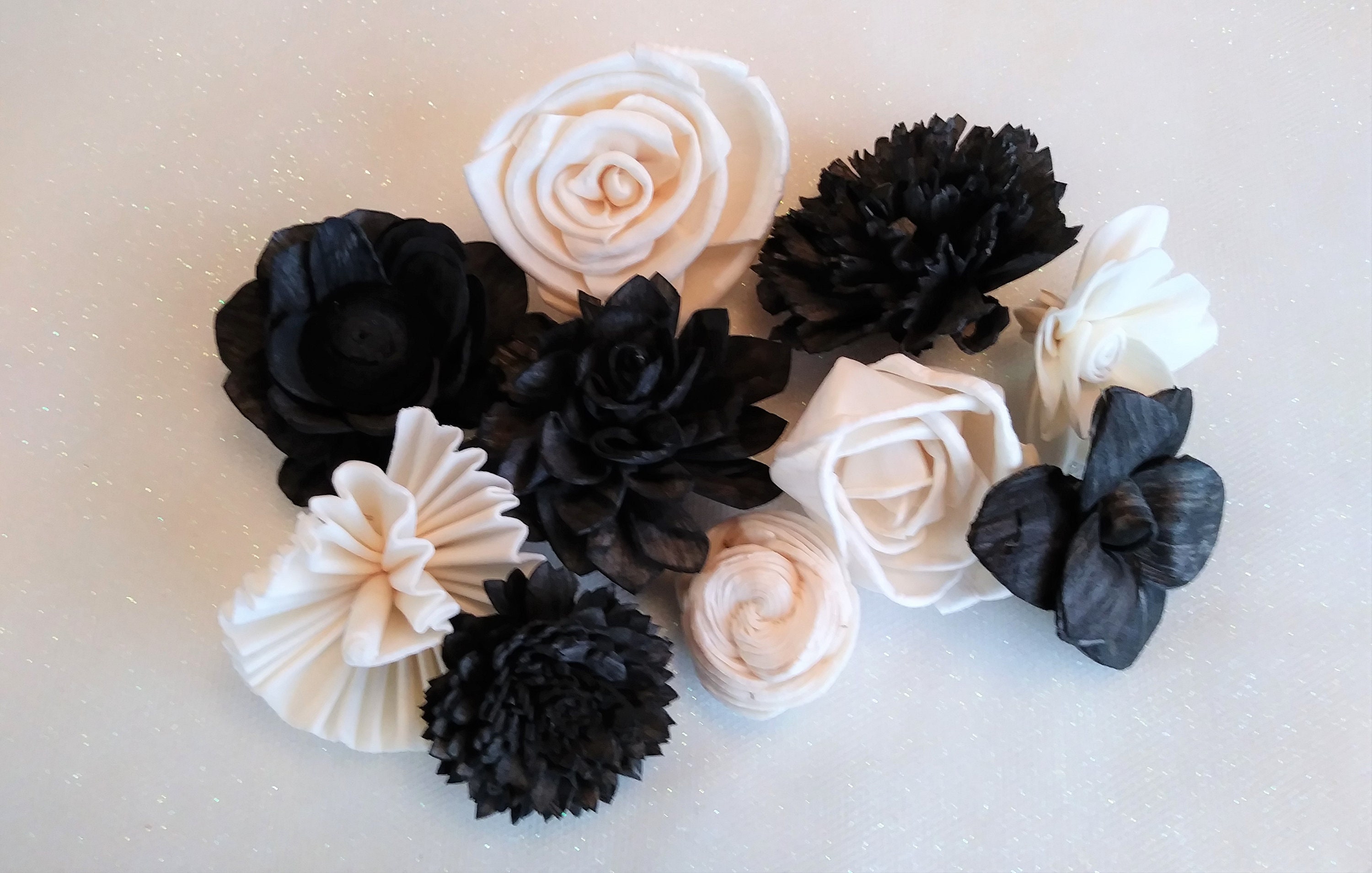 Sola Wood Flower Assortment Set of 10 Sola Wood Flowers / Etsy