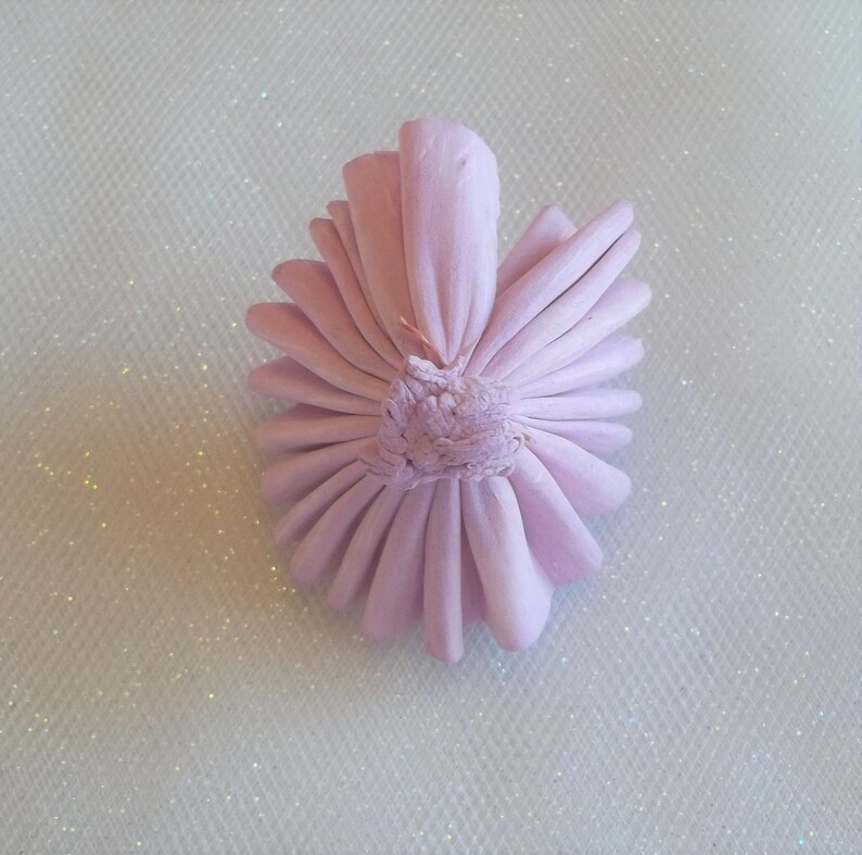 Sola Wood Firefly Set of 10 Sola Wood Flowers 2 size Lavender Sachet Painted Wedding Flowers Home Decor Bouquet Crafts