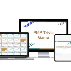 Projektmanagement Quiz-Spiel | PMP Quiz | 50 Fragen + Bonus | Digitaler Download