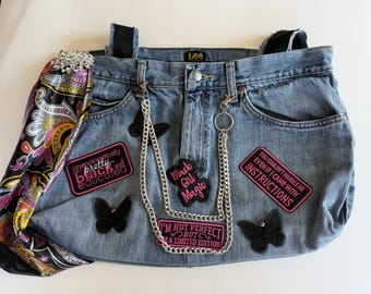 Unapologetically Black Girl Magic Denim Tote