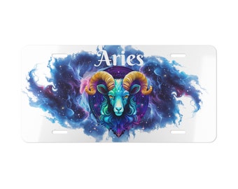 Aries Vanity Plate