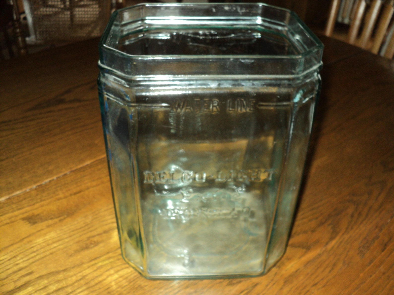 Delco Light Exide 3. Glass Battery Jar Etsy