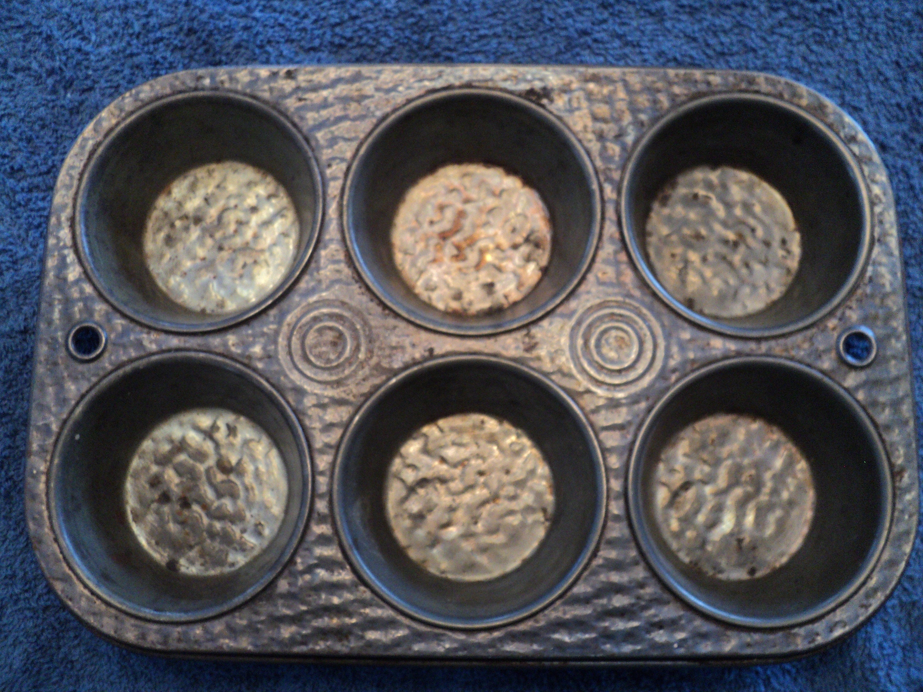 Vintage Six Hole Cupcake/Muffin Tin Etsy