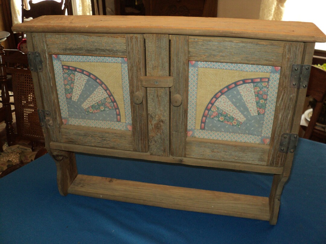 Primitive Wood Wall Made of Barnwoodtwo Door Wall With