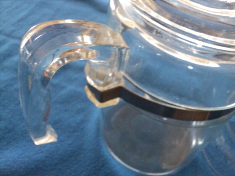 Vintage Pyrex 7826B Nine Cup Stove Top Percolator Coffee Pot