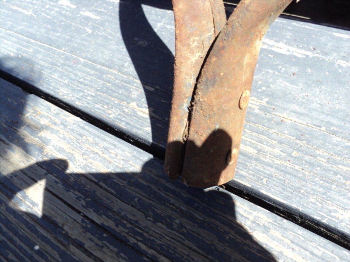 Primitive Broken Shovel Handlerusty and Worn Etsy