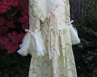 Girls Colonial dress/Williamsburg Felicity costume..sizes 6 to 12 (PLEASE check lead time)